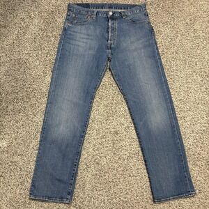 Levi's 501 Original Fit Jeans 33x30 Medium Wash Button Fly Straight Men